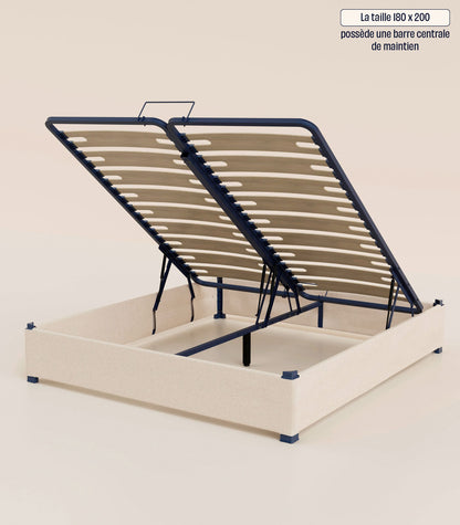 Sommier coffre Bleu-Plus