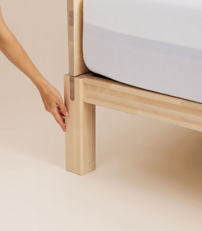 Sommier en bois Bois noir-Standard