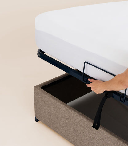 Sommier coffre Noir Anthracite-Standard