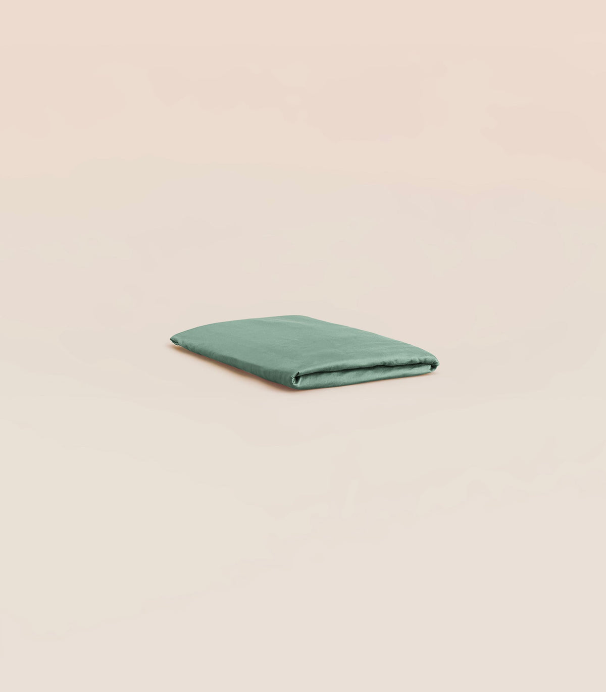Drap plat satin de coton Drap plat satin de coton - Vert sauge
