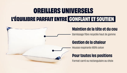 Pack Essentiel Pack Essentiel - Couette et oreillers