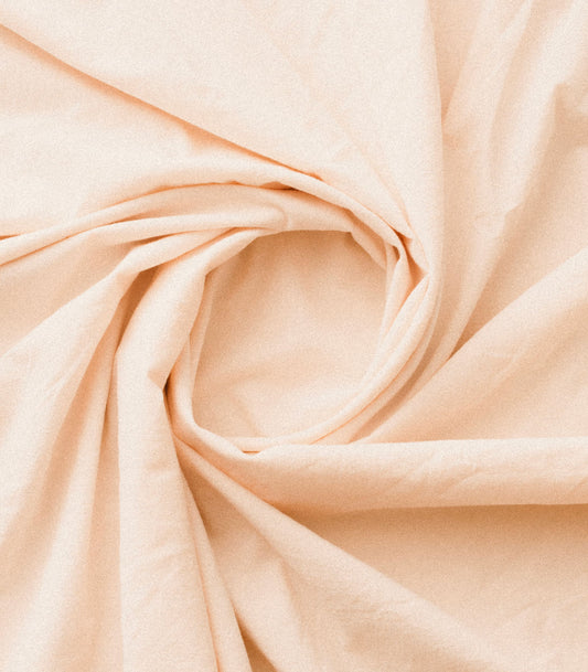 Taies d'oreiller en percale de coton - Beige ivoire