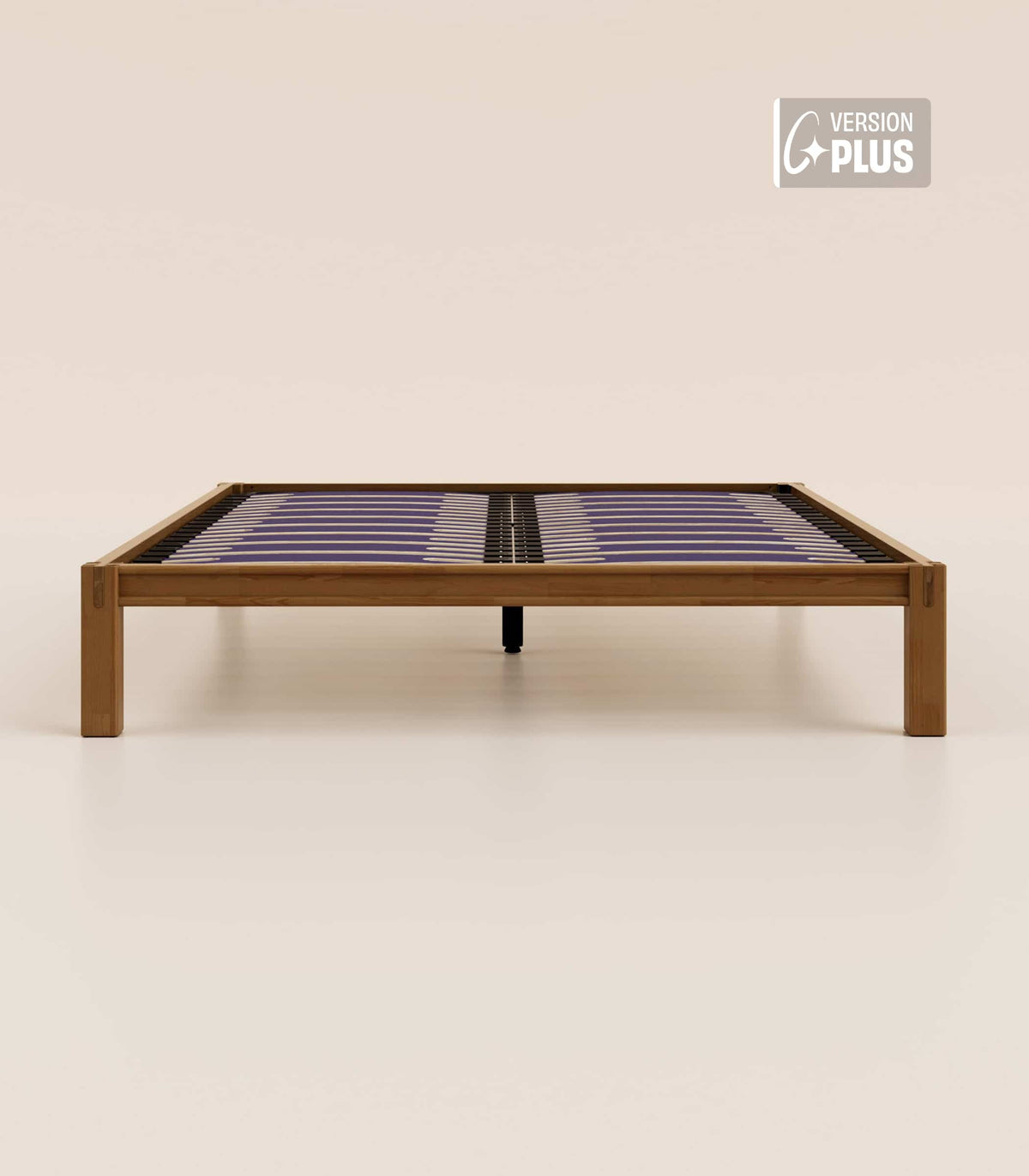 Sommier en bois Bois foncé-Plus