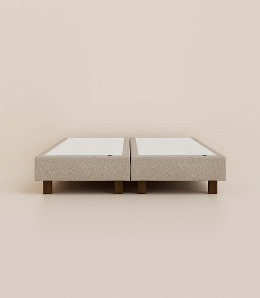 Sommier boxspring - Greige velouté